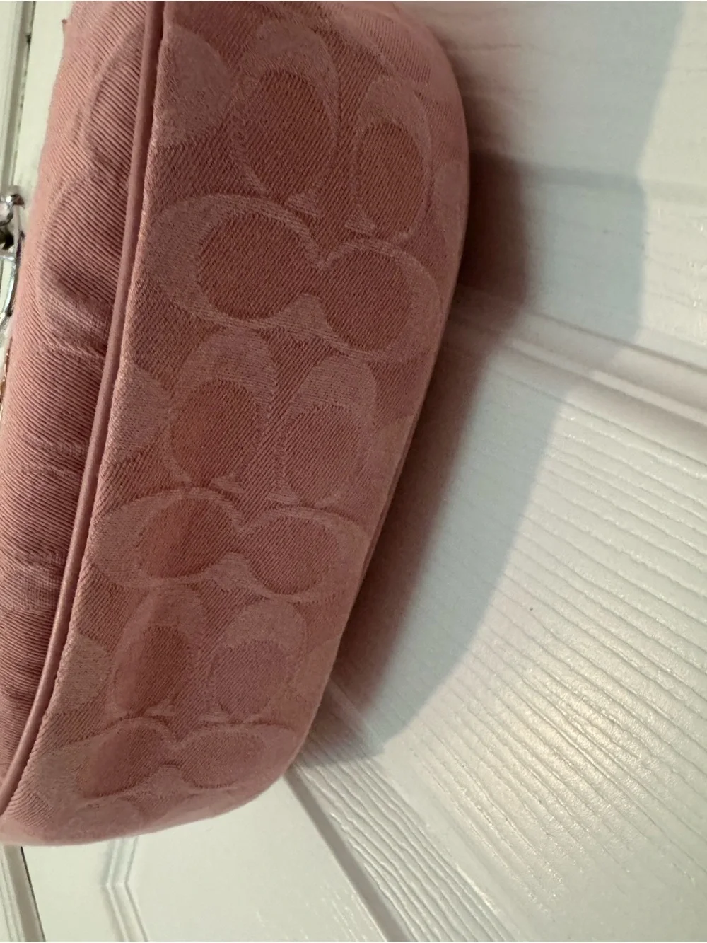 Coach Pink Demin Emily Shoulder Bag